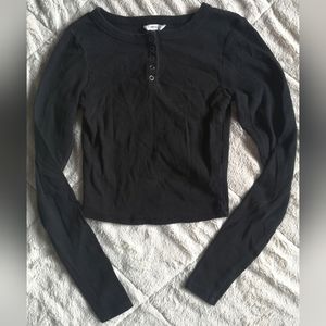 Defrost ribbed croptop